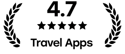 4.7 stars, Travel Apps